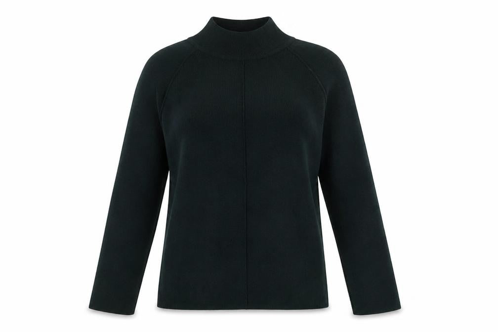 Front view of Next Green jumper, size 10, Mock Neck, Excellent