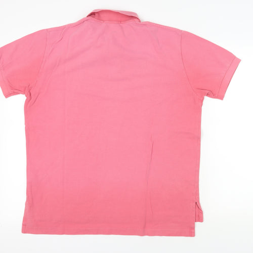 Polo Ralph Lauren Pink Polo Shirt - Size L, Casual Cotton