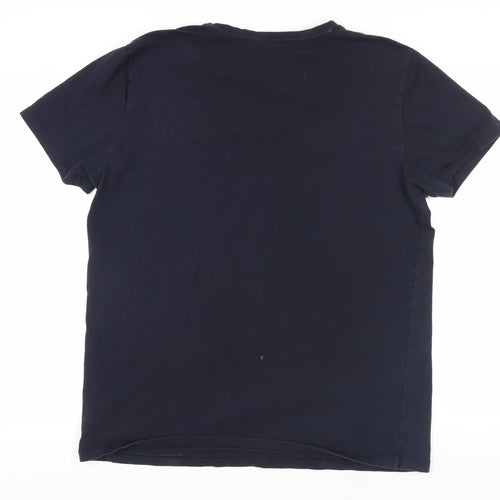 Gap Black V-Neck T-Shirt XL