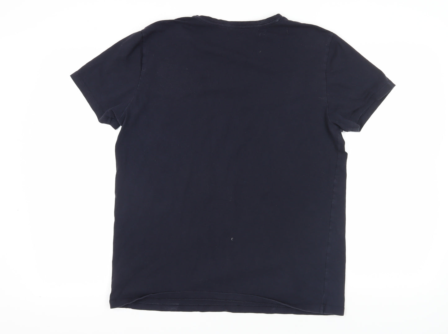 Gap Black V-Neck T-Shirt XL