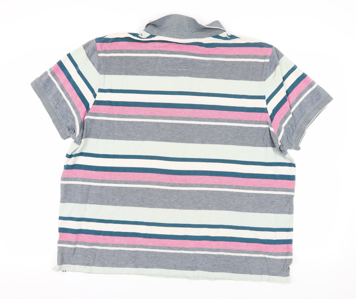 Maine New England 2XL Multicoloured Striped Polo Shirt