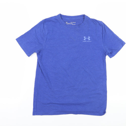 Under Armour Blue Boys XL T-Shirt, Relaxed Fit