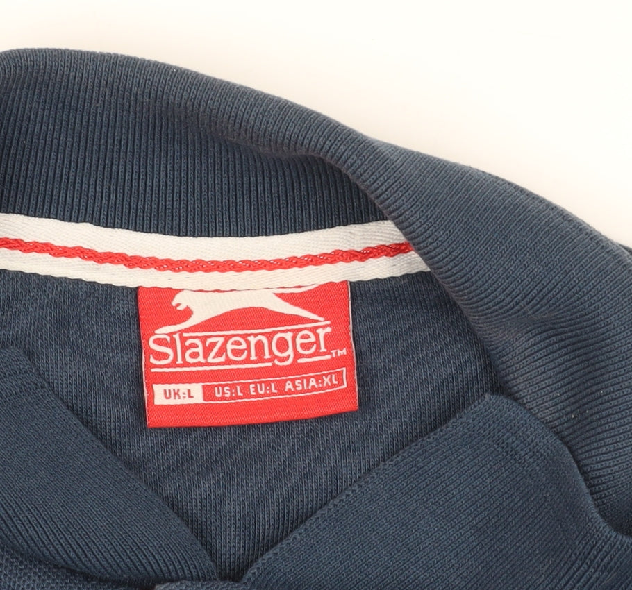 Slazenger Blue Men's L Polo Shirt