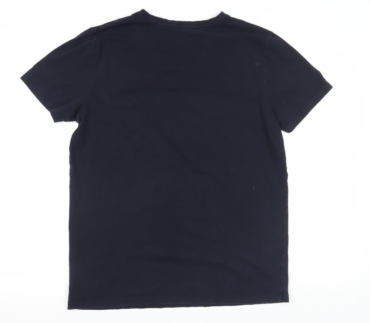 GAP Black V-Neck Short Sleeve T-Shirt XL