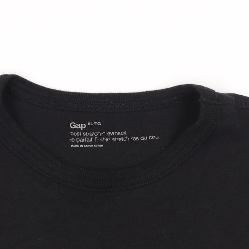 Gap Black XL Men's Stretch Crew Neck T-Shirt