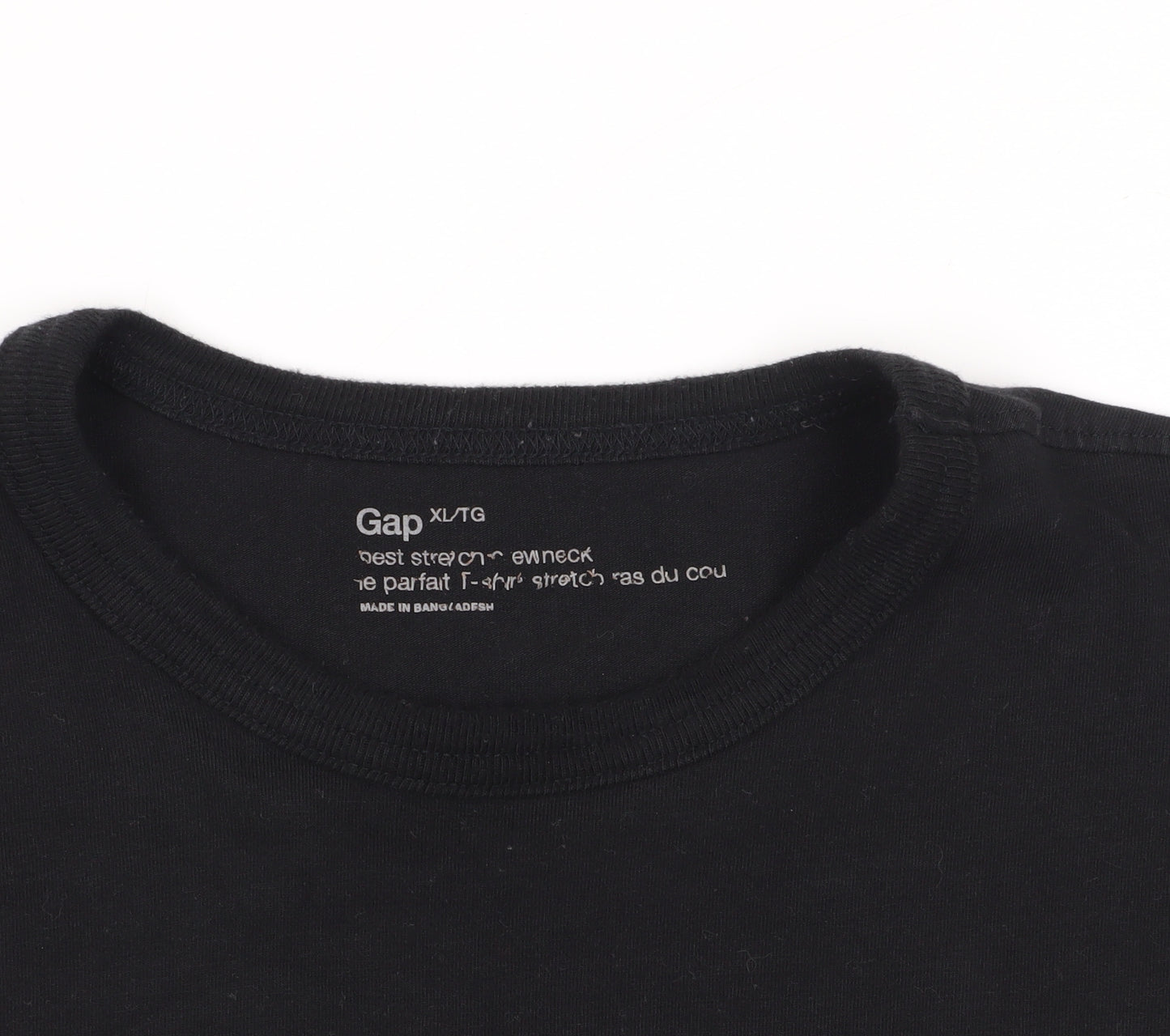 Gap Black XL Men's Stretch Crew Neck T-Shirt