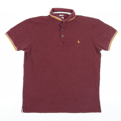 Jack Wills Red Classic Fit Polo M