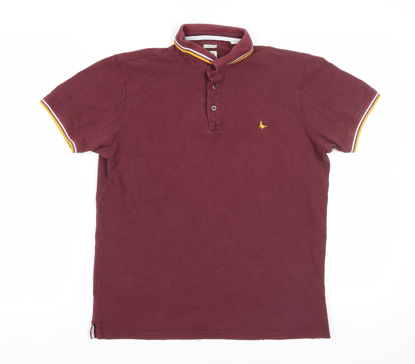 Jack Wills Red Classic Fit Polo M