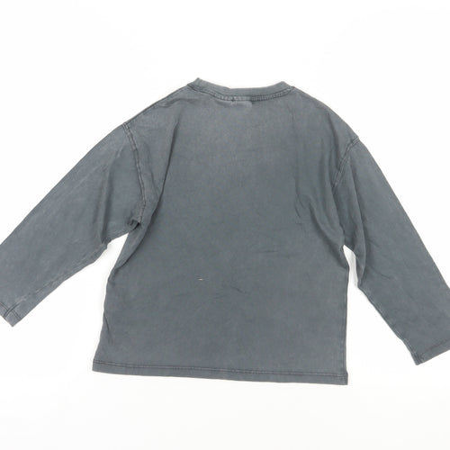 Zara Grey Barbie Graphic Long Sleeve T-Shirt 6-7 Years