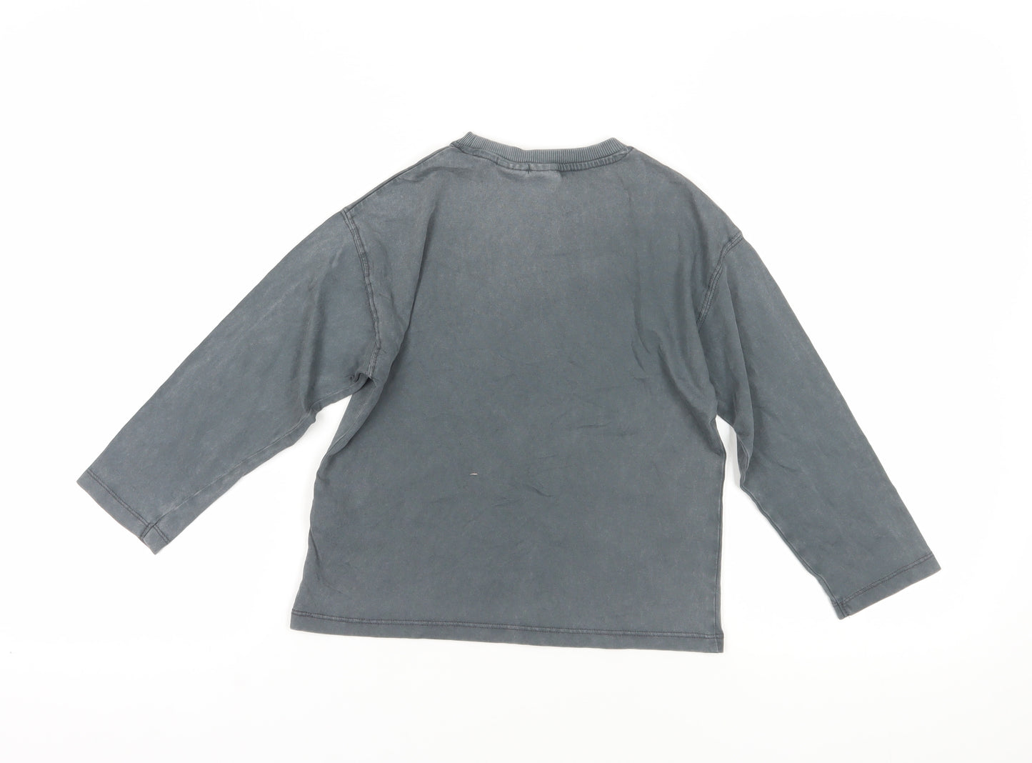 Zara Grey Barbie Graphic Long Sleeve T-Shirt 6-7 Years