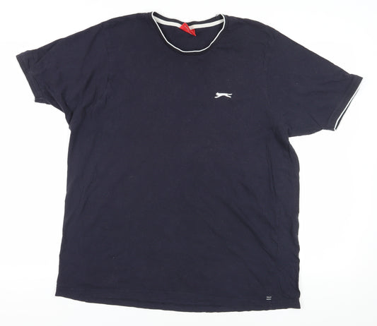 Slazenger Blue XL Men's Crew Neck T-Shirt