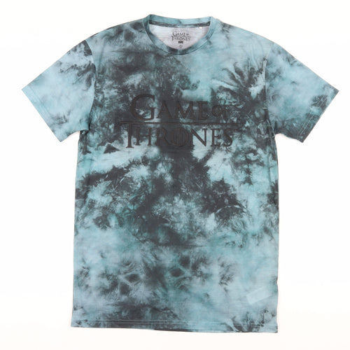 Game of Thrones Blue Graphic Print T-Shirt, Size S