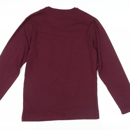Ted Baker Red Long Sleeve Men's T-Shirt Size S