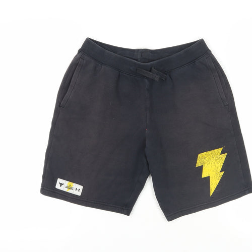 Under Armour Boys' Black Sweat Shorts XL, Relaxed Fit