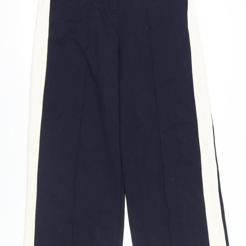 Holland Cooper Black Wide-Leg Trousers XL