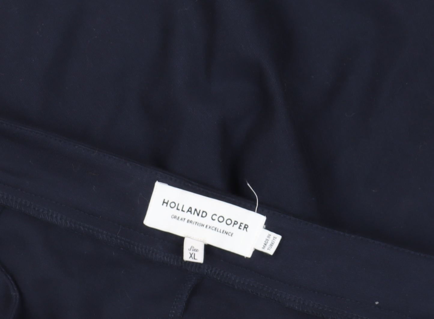 Holland Cooper Black Wide-Leg Trousers XL