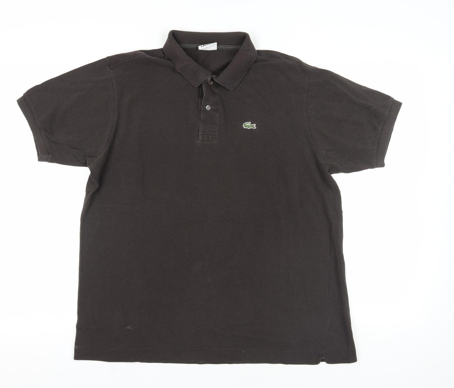 Lacoste Black Polo Shirt, Men's XL, Classic Style