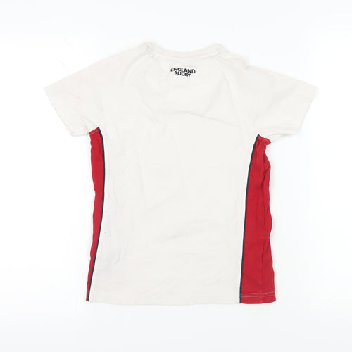 England Rugby Kids White Graphic T-Shirt 9-10 Years