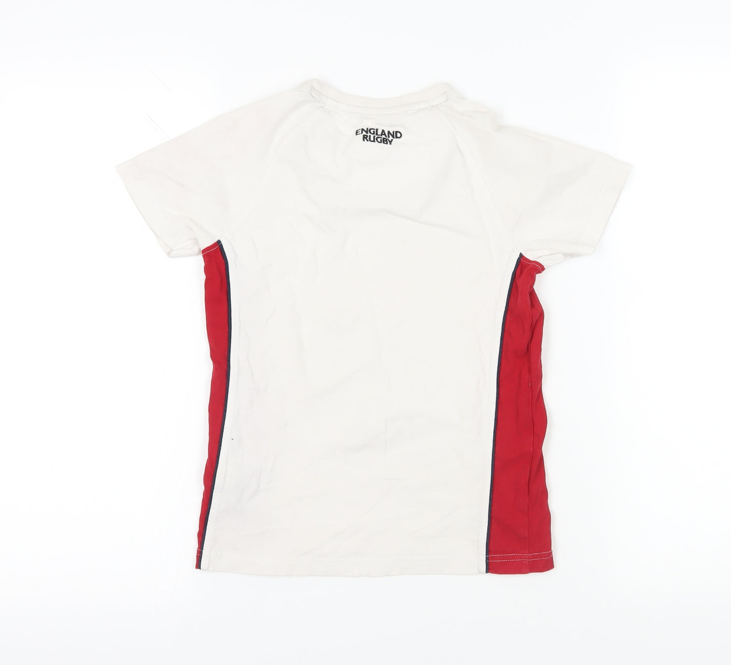 England Rugby Kids White Graphic T-Shirt 9-10 Years
