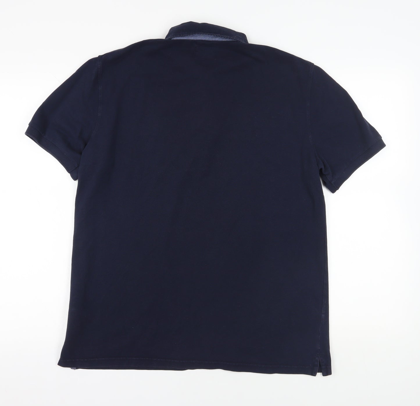 Hackett London Blue Slim Fit Polo Shirt Large