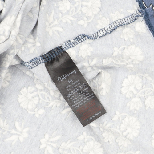 Autonomy Blue Floral 3/4 Sleeve Tunic M