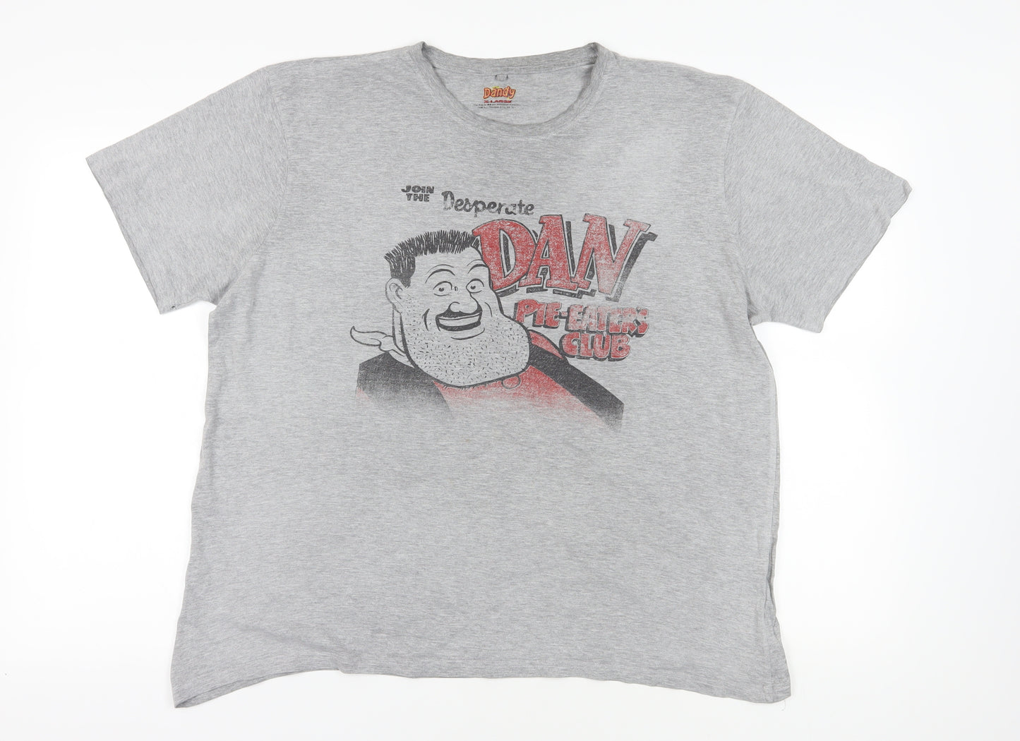 Dandy Desperate Dan Grey XL Graphic T-Shirt