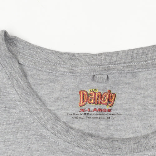 Dandy Desperate Dan Grey XL Graphic T-Shirt