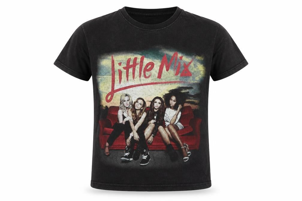 Fruit of the Loom Black Little Mix T-Shirt, 9-11 Years, Graphic Print