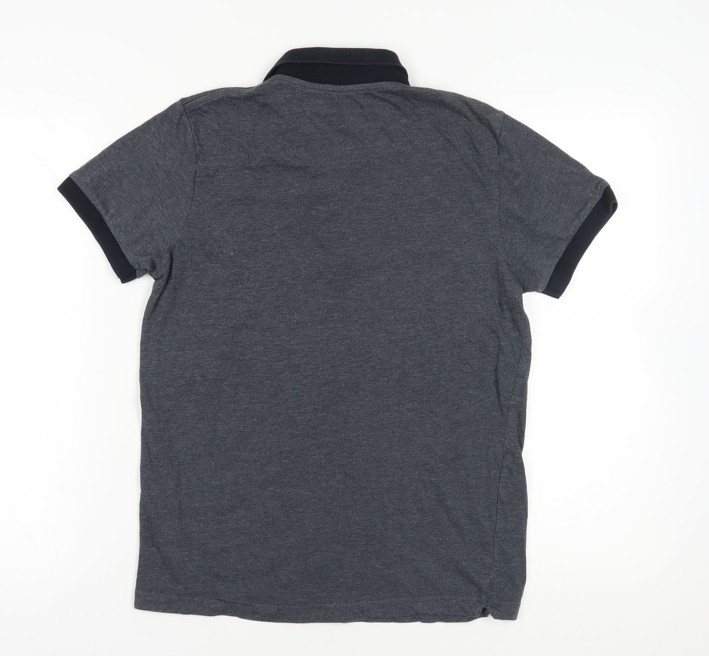 French Connection Grey Polo Shirt M Short Sleeve