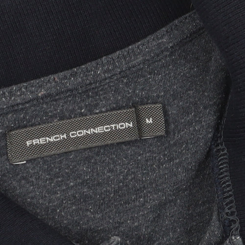 French Connection Grey Polo Shirt M Short Sleeve