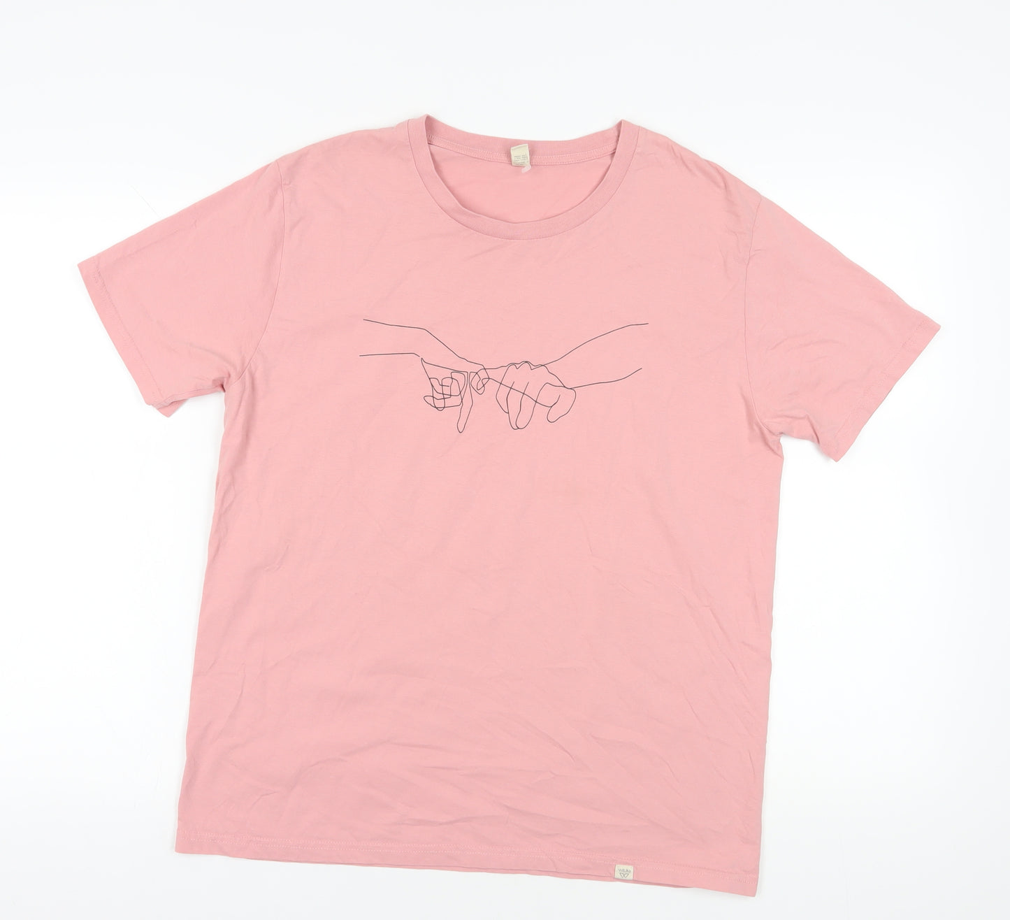 Wituka Pink Cotton T-Shirt - Medium