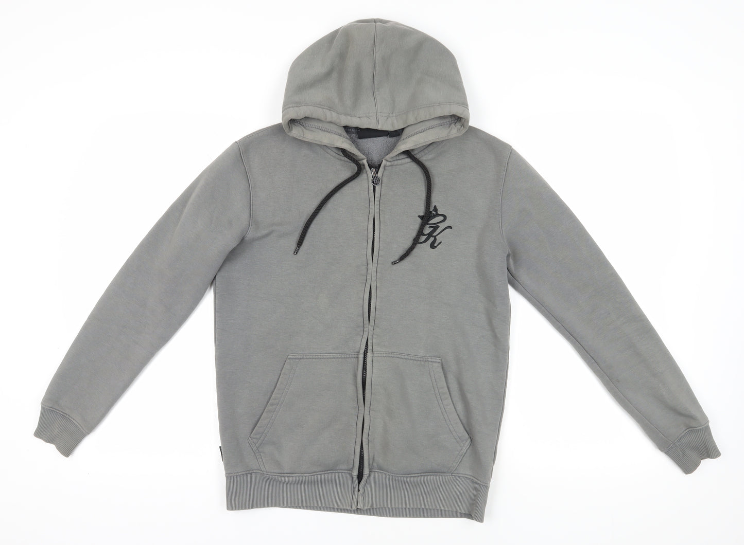 Gym King Grey Full Zip Men's Hoodie - Size S