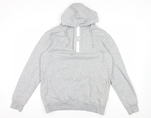 VOI Grey Hooded Pullover Hoodie - Size L