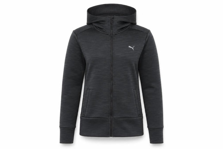 Puma Black Full Zip Hoodie - Unisex S - Activewear Essential