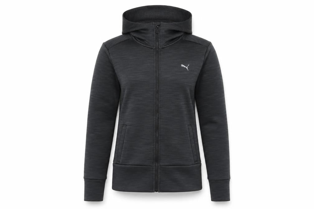 Puma Black Full Zip Hoodie - Unisex S - Activewear Essential