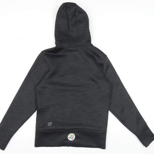 Puma Black Full Zip Hoodie - Unisex S - Activewear Essential