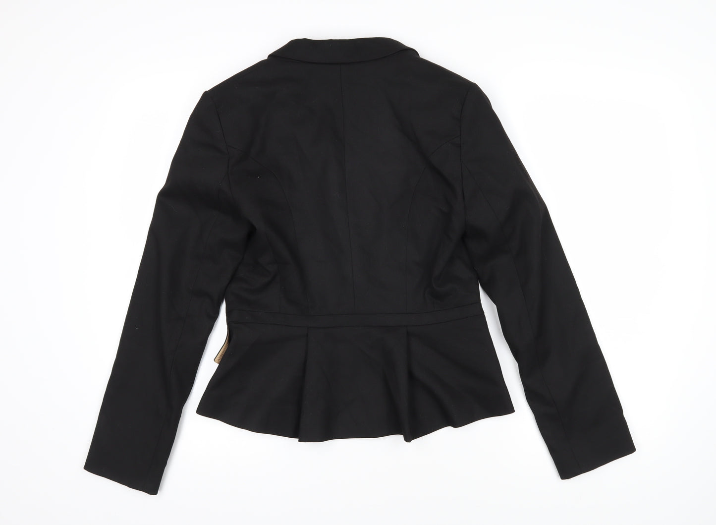 Oasis Womens Black Jacket Blazer Size 10 Button