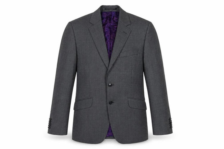 Duchamp Mens Grey Wool Jacket Blazer Size 38 Regular