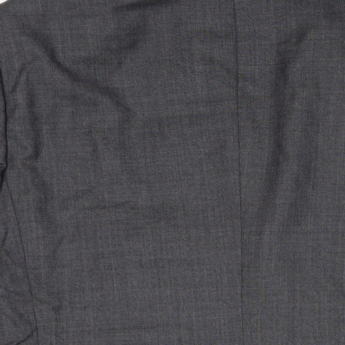 Duchamp Mens Grey Wool Jacket Blazer Size 38 Regular
