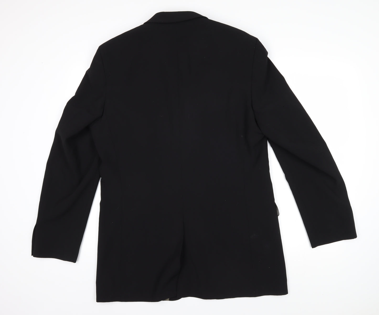 Jonathan Adams Mens Black Wool Jacket Blazer Size 40 Regular