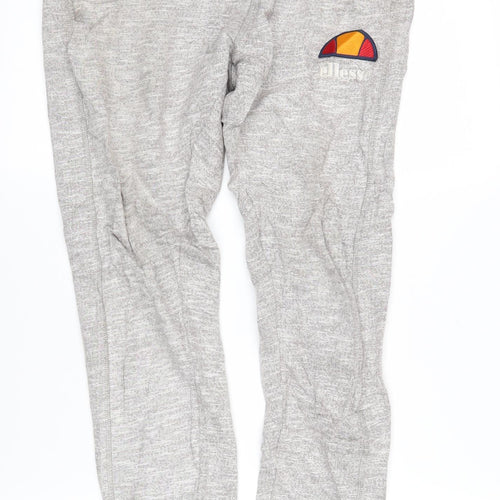 ellesse Womens Brown Polyester Jogger Trousers Size S L27 in Regular Drawstring