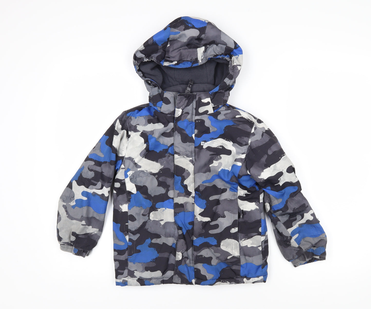 Mountain Warehouse Boys Multicoloured Camouflage Jacket Coat Size 5-6 Years Zip