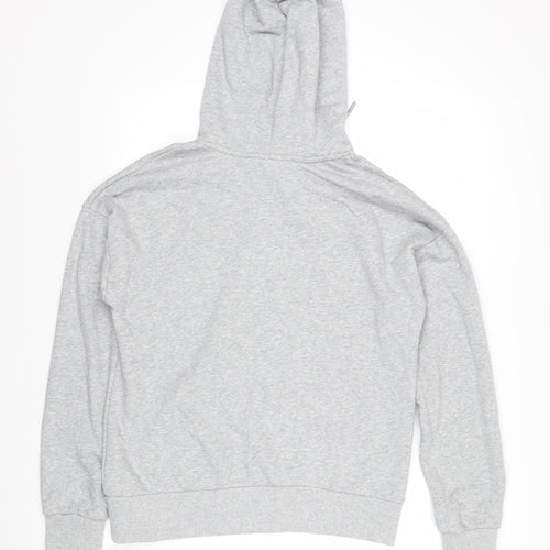 USA Pro Womens Grey Polyester Pullover Hoodie Size 14 Pullover