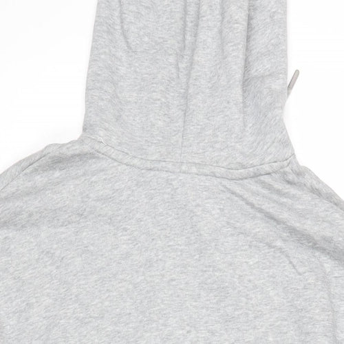 USA Pro Womens Grey Polyester Pullover Hoodie Size 14 Pullover