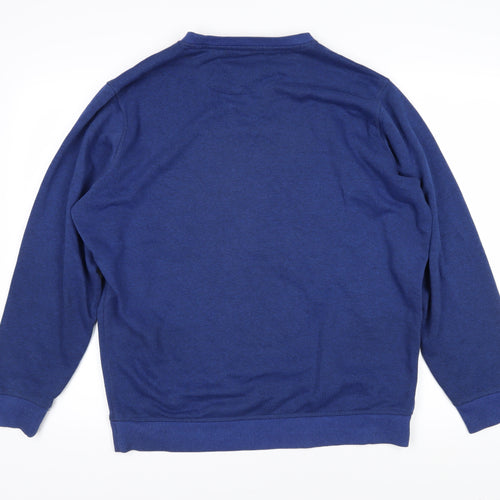 James pringle Mens Blue Polyester Pullover Sweatshirt Size L