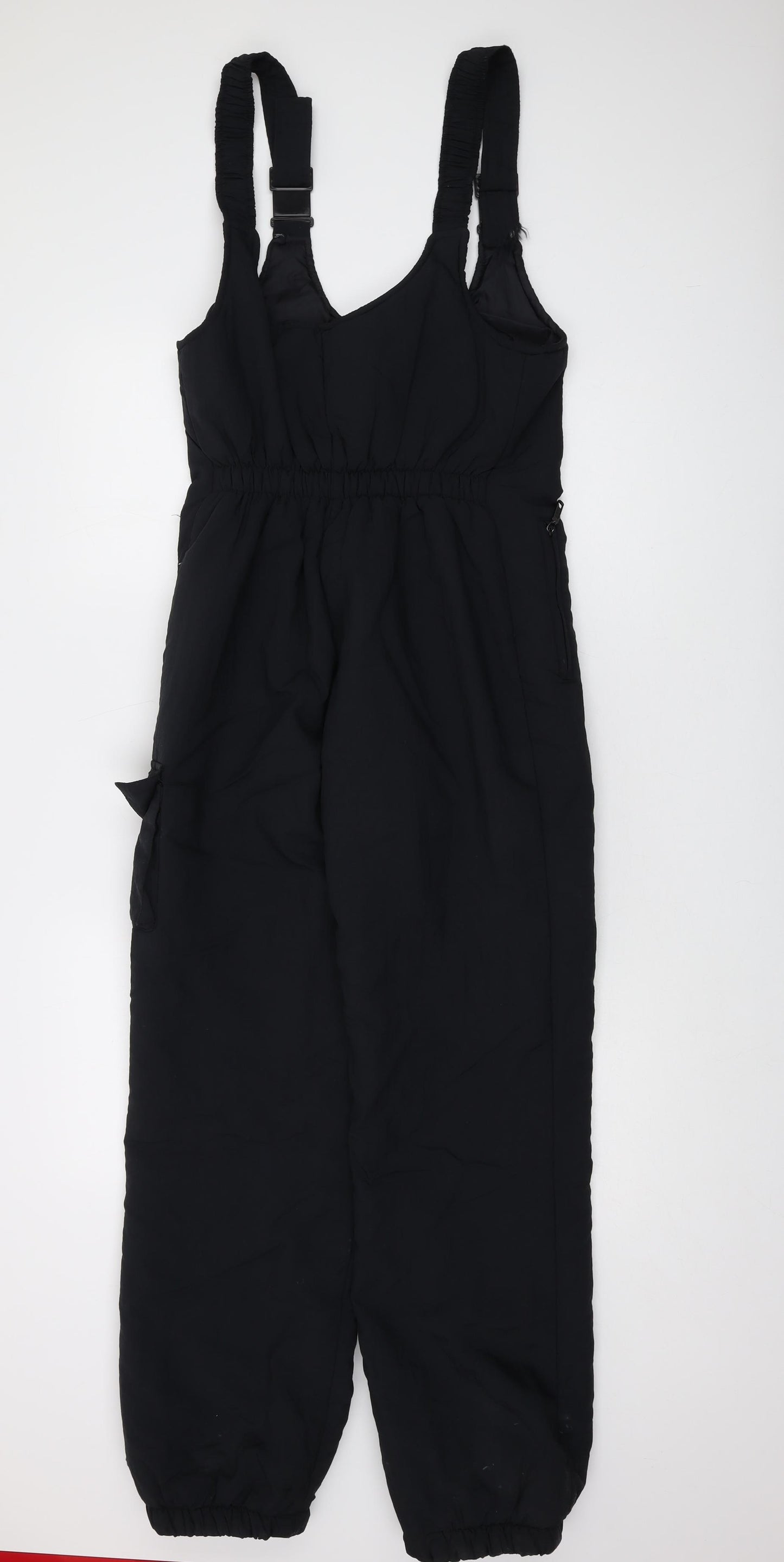 Rodeo Girls Black Polyester Jumpsuit One-Piece Size 14 Years Zip