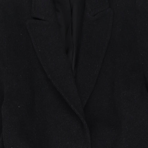 Pinta Womens Grey Overcoat Coat Size 14 Button