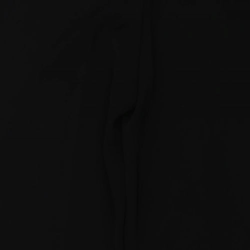 Yessica Womens Black Polyester Trousers Size 14 L31 in Regular Zip