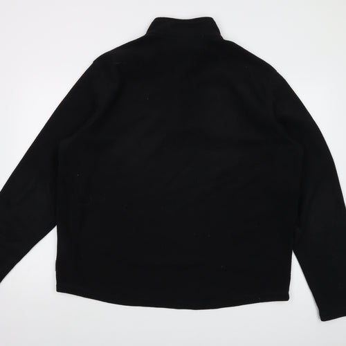 Quechua Mens Black Polyester Pullover Sweatshirt Size XL