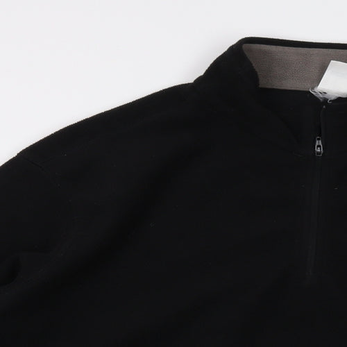 Quechua Mens Black Polyester Pullover Sweatshirt Size XL